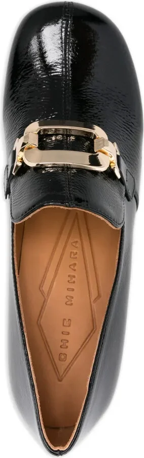 60mm Chain-Link Block-Heel Pumps - Image 4