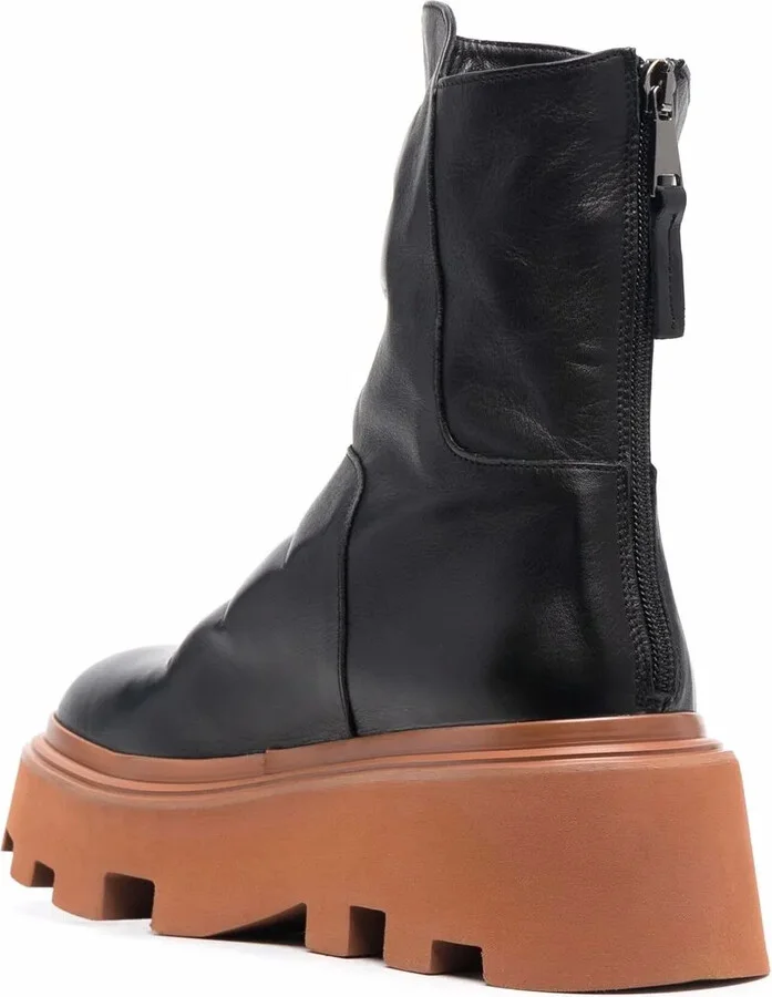 60mm Chunky-Sole Leather Boots - Image 3