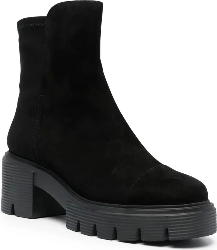 60mm Chunky Suede Boots - Image 2