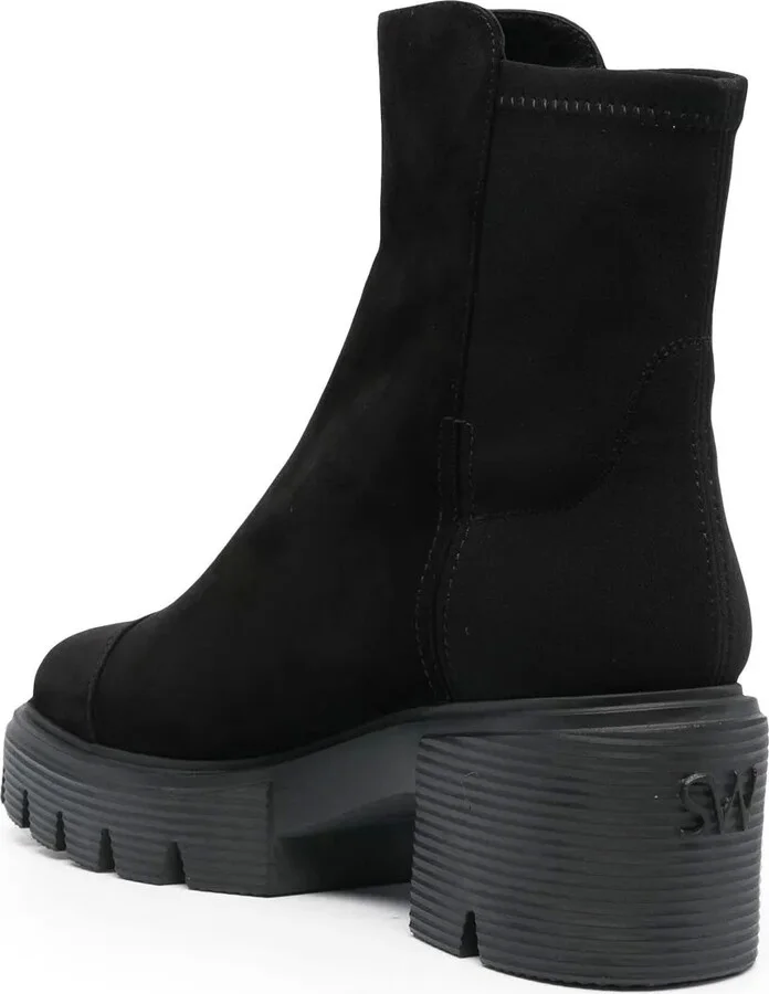 60mm Chunky Suede Boots - Image 3