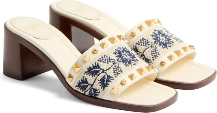 60mm County embroidered sandals - Image 2