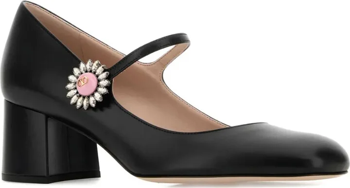 60mm Crystal-Embellished Block-Heel Pumps - Image 2