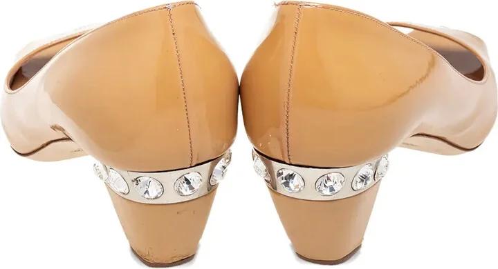 60mm Crystal-Embellished Leather Pumps - Image 2