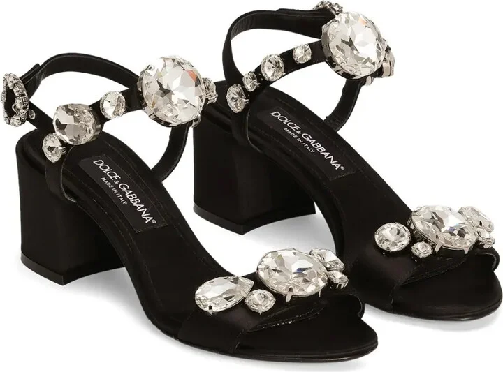 60mm Crystal-Embellished Sandals - Image 2
