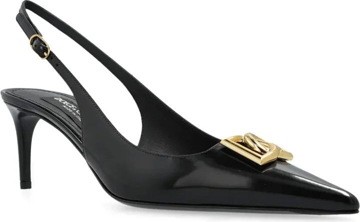 60mm DG-logo slingback pumps - Image 2