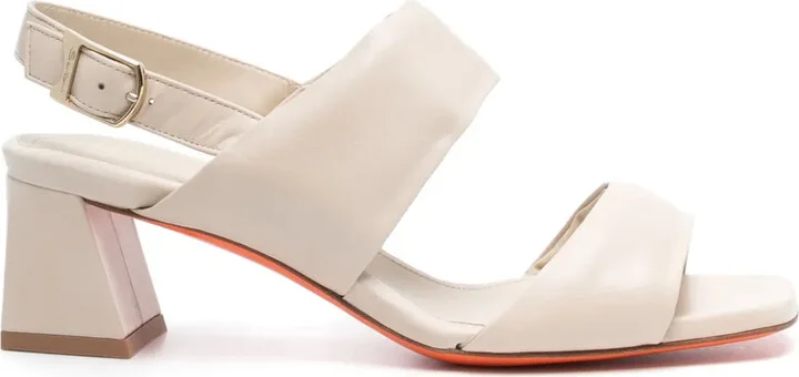 60mm Double-Strap Slingback Sandals