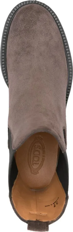 60mm Elastic-Panel Block-Heel Boots - Image 4