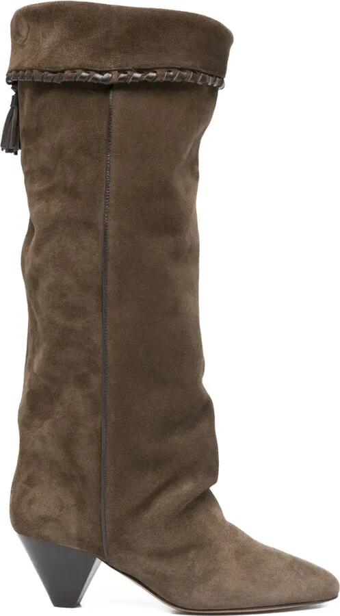 60mm Elita suede boots