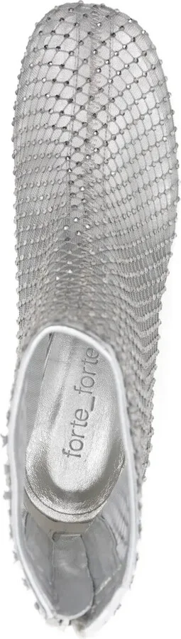 60mm Embellished Mesh Boots - Image 4