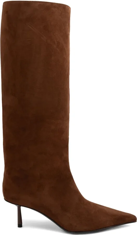60mm Eva pointed-toe knee boots