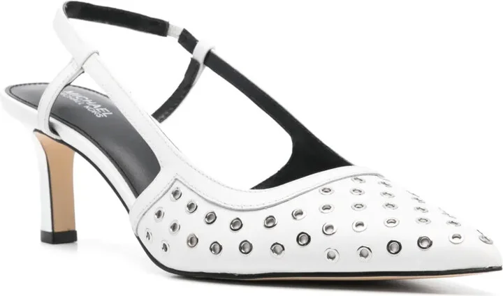 60mm Eyelet Slingback Pumps - Image 2