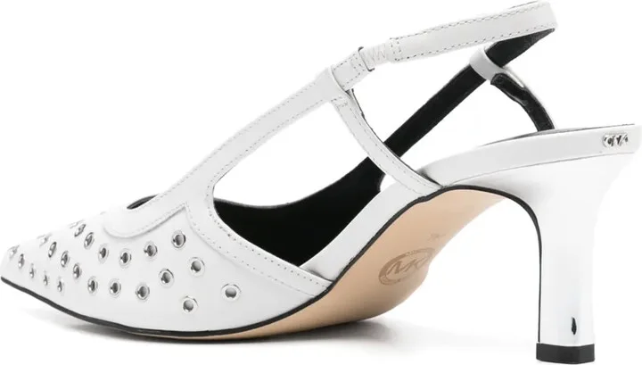 60mm Eyelet Slingback Pumps - Image 3
