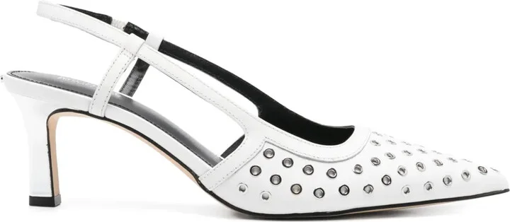 60mm Eyelet Slingback Pumps
