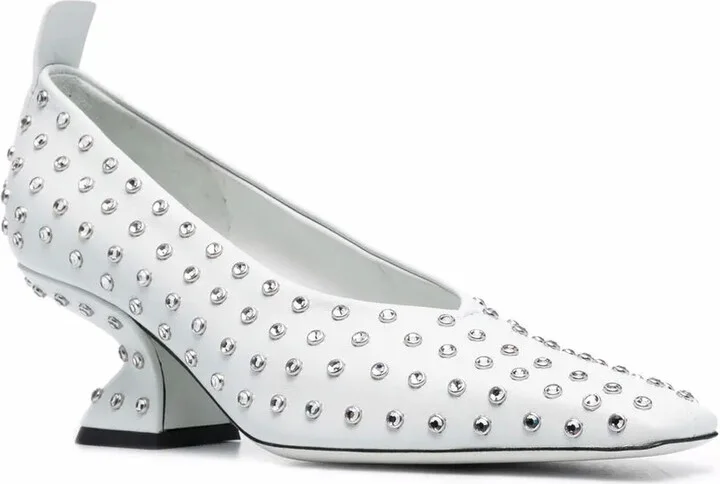 60mm F-heel rhinestone pumps - Image 2