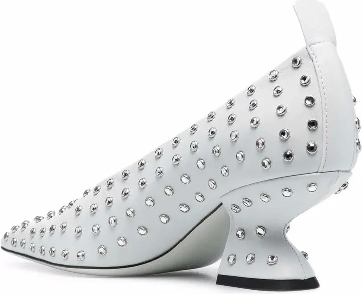 60mm F-heel rhinestone pumps - Image 3