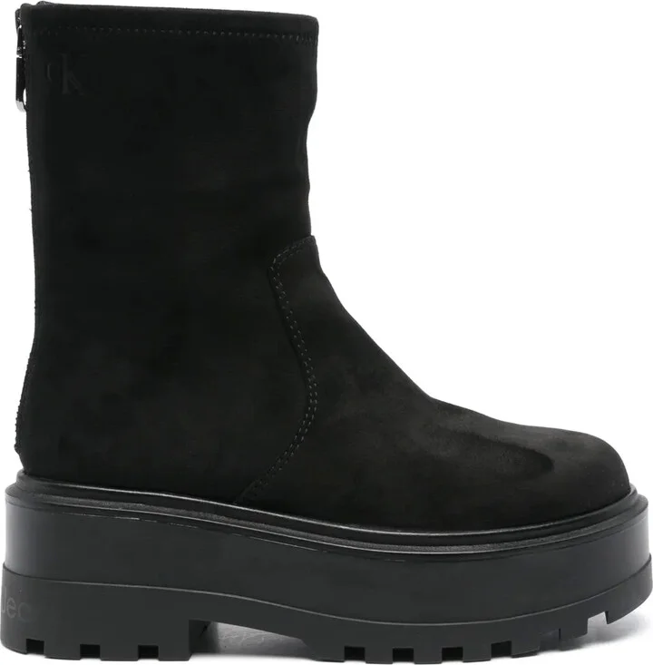 60mm Faux-Suede Boots