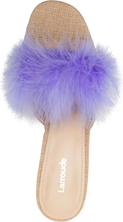 60mm Feather-Detailing Sandals - Image 4