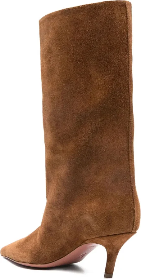 60mm Fiona suede pointed-toe knee-high boots - Image 2