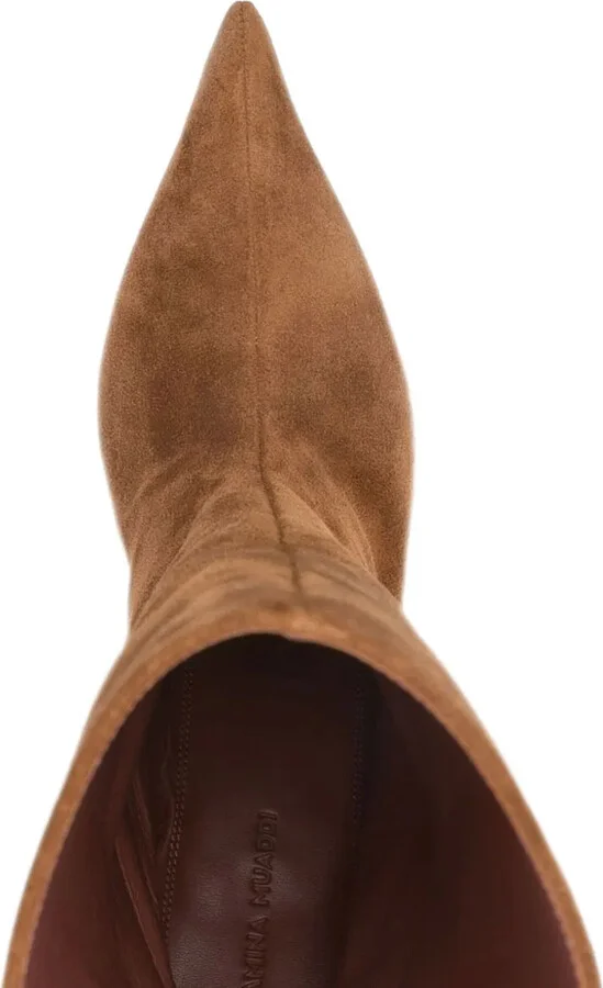 60mm Fiona suede pointed-toe knee-high boots - Image 3
