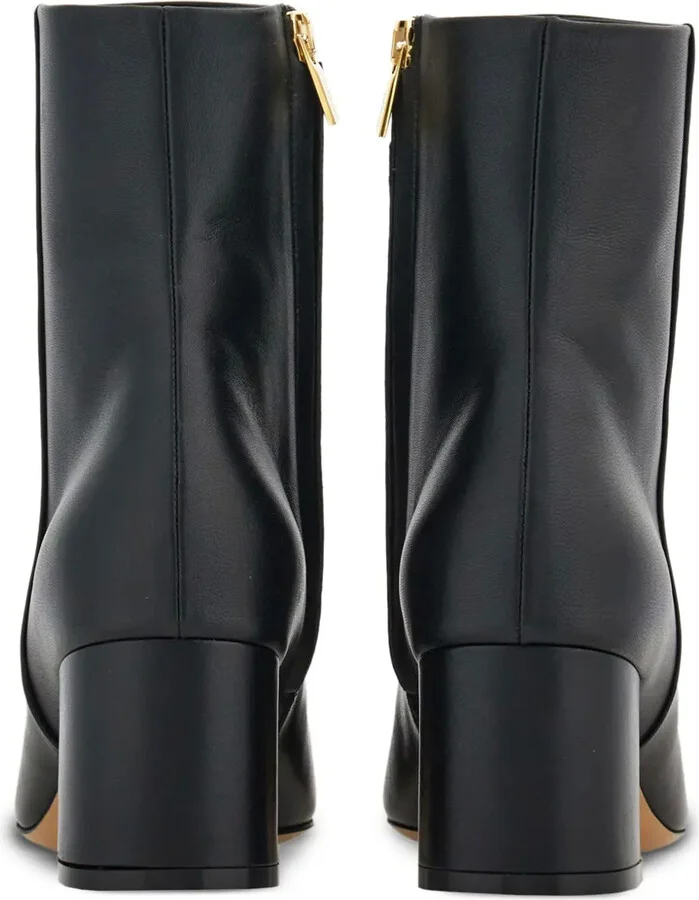 60mm Gancini-buckle leather ankle boots - Image 3