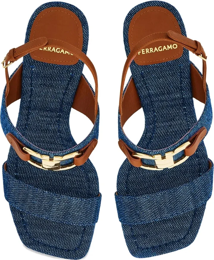 60mm Gancini-buckle sandals - Image 4