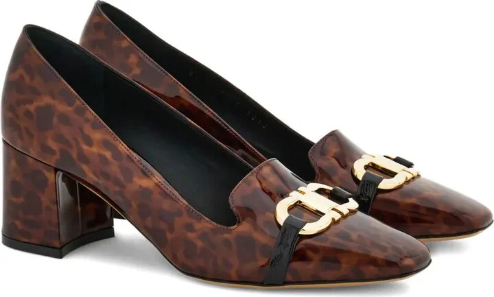 60mm Gancini leather pumps - Image 2