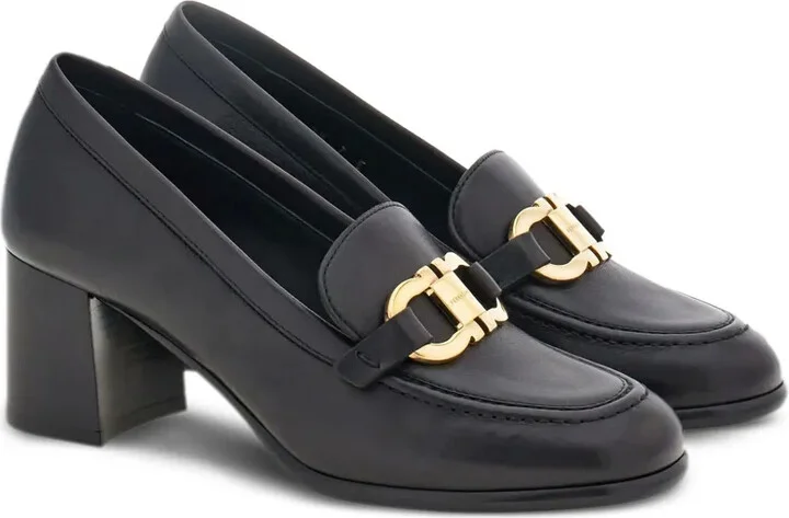 60mm Gancini-ornament loafer pumps - Image 2
