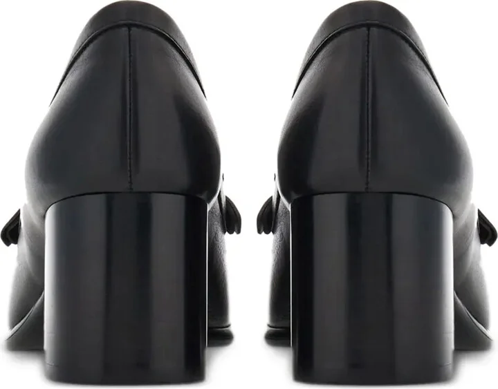 60mm Gancini-ornament loafer pumps - Image 3