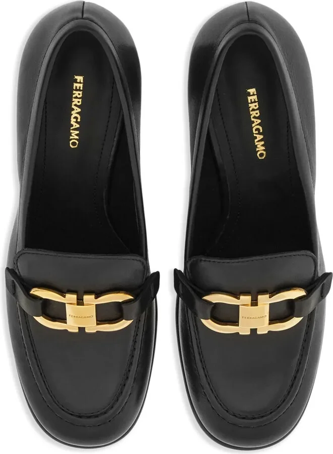 60mm Gancini-ornament loafer pumps - Image 4