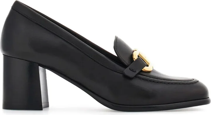 60mm Gancini-ornament loafer pumps