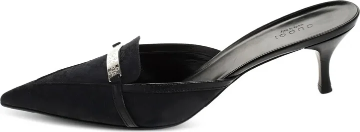 60mm GG Canvas mules