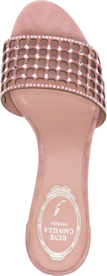 60mm Ginger suede sandals - Image 4
