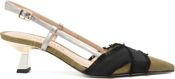 60mm Girasole slingback pumps