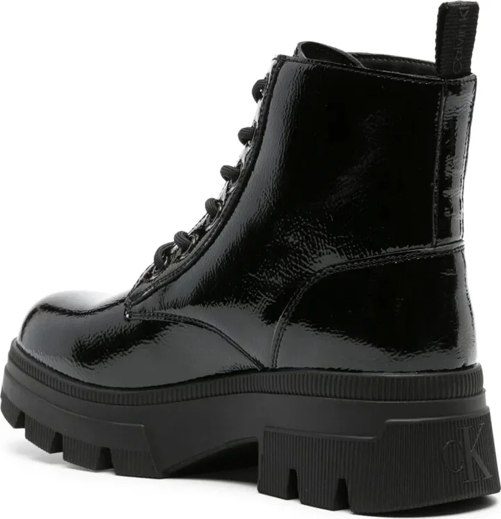 60mm Glossy Ankle Boots - Image 3