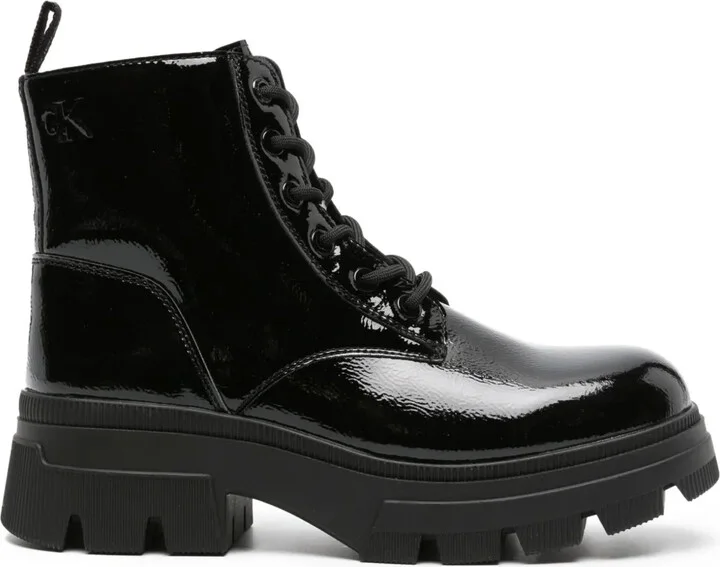 60mm Glossy Ankle Boots