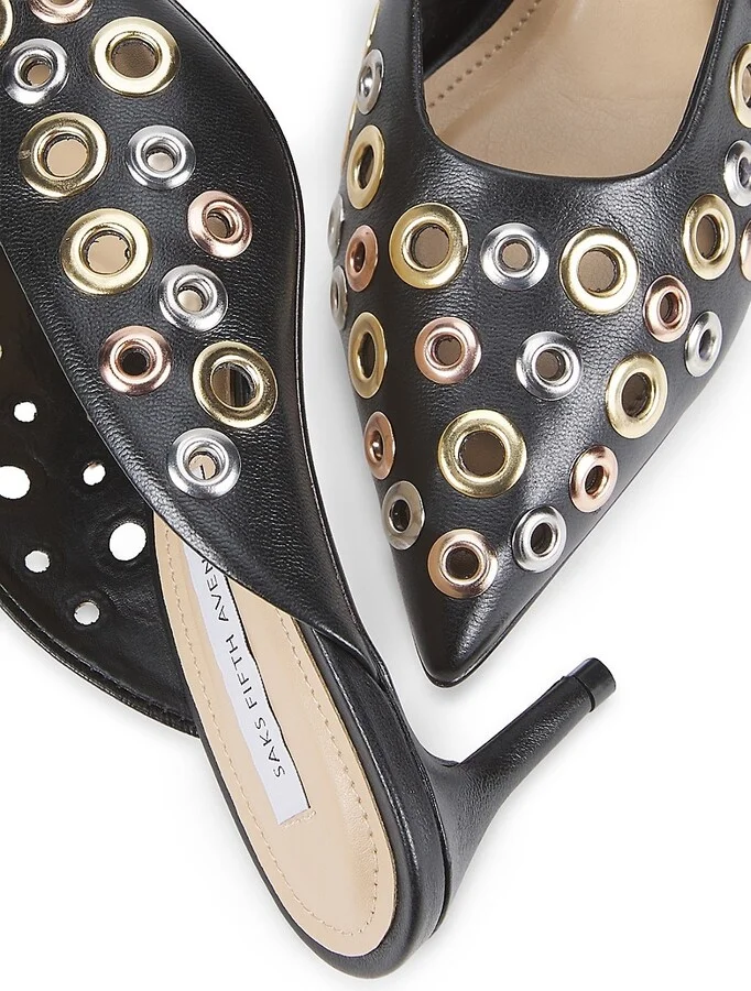 60MM Grommet Leather Pumps - Image 6