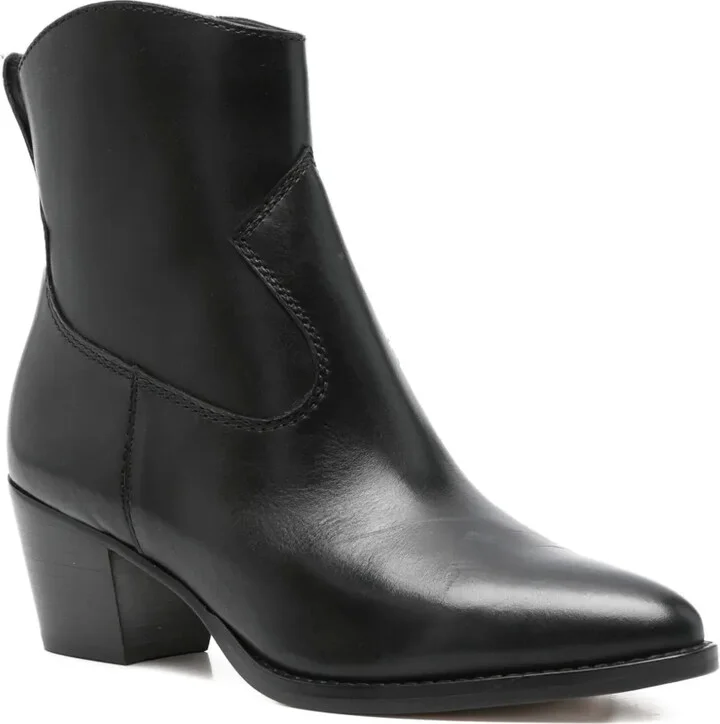 60mm Harpher leather pointed-toe zip boots - Image 2