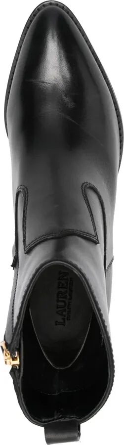 60mm Harpher leather pointed-toe zip boots - Image 4