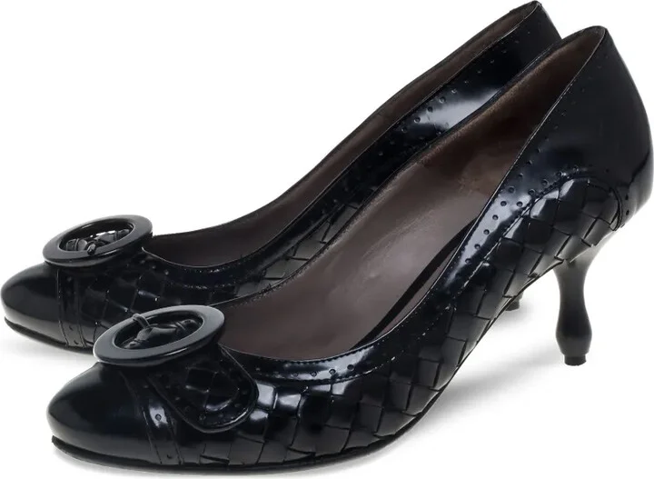 60mm Intrecciato leather pumps - Image 2