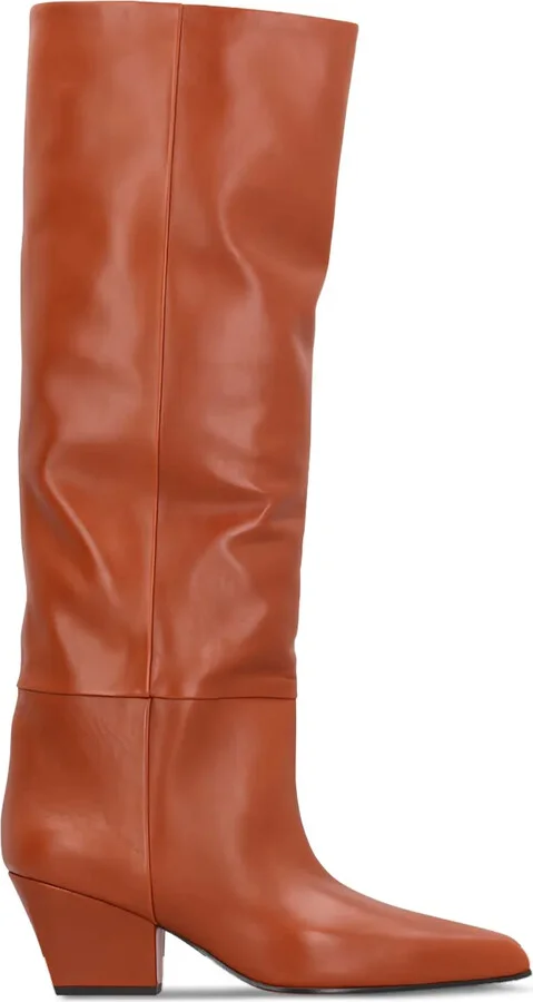 60mm Jane leather knee-high boots