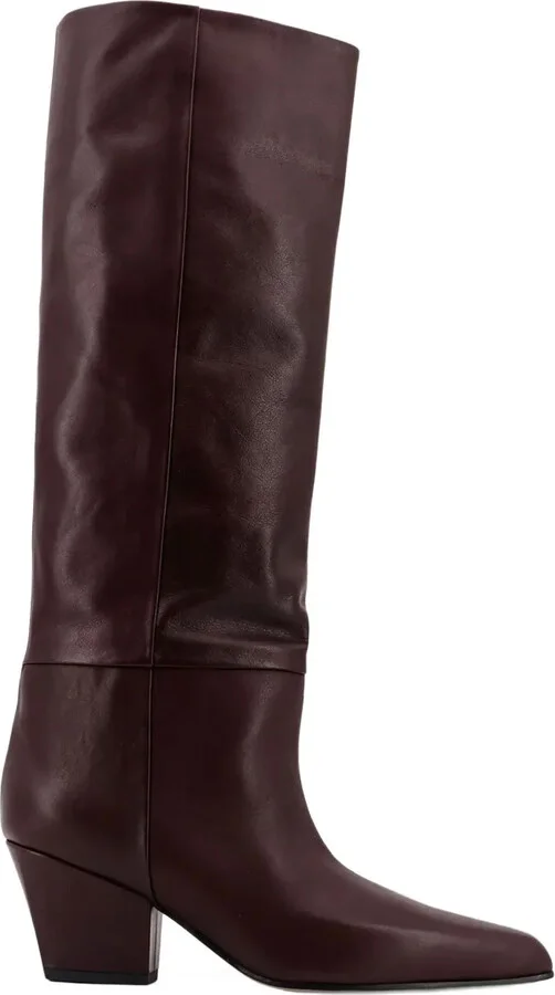 60mm Jane leather knee-high boots