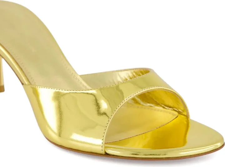 60mm Jeanne metallic leather sandals - Image 5
