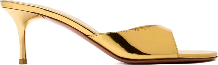 60mm Jeanne metallic mules
