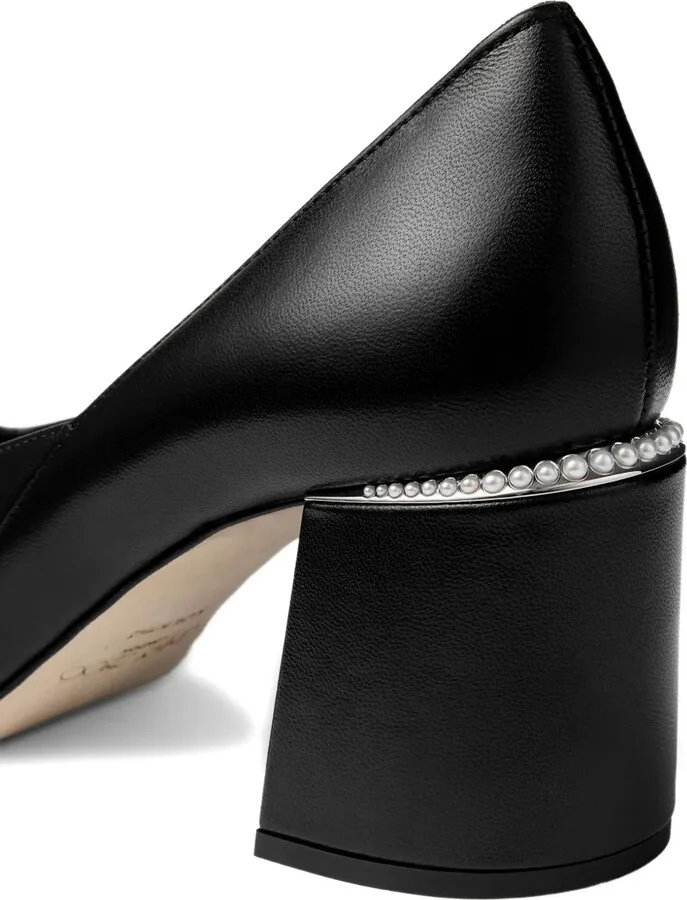 60mm Jenson embellished cap-toe pumps - Image 3