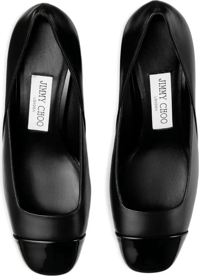 60mm Jenson embellished cap-toe pumps - Image 4
