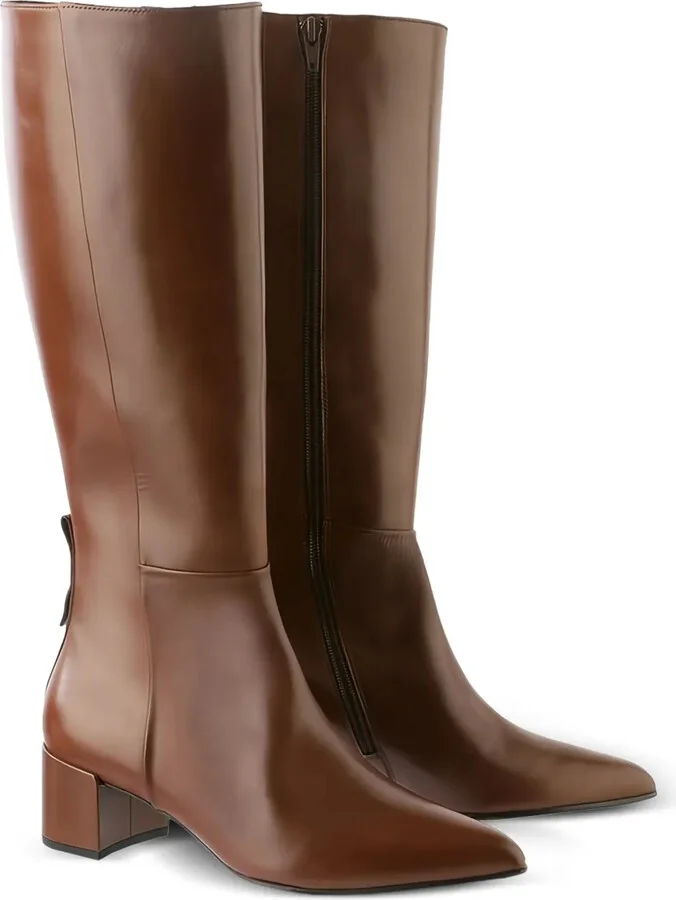 60mm Journey block-heel knee-high boots - Image 2