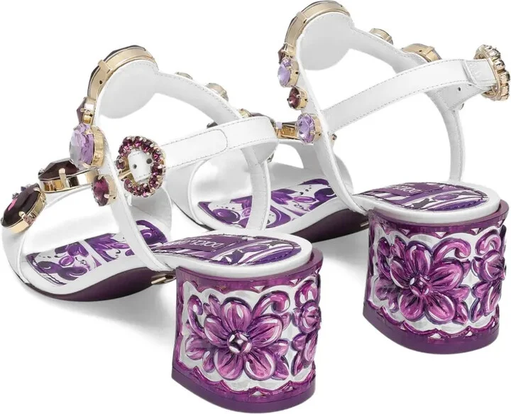 60mm Keira leather sandals - Image 3