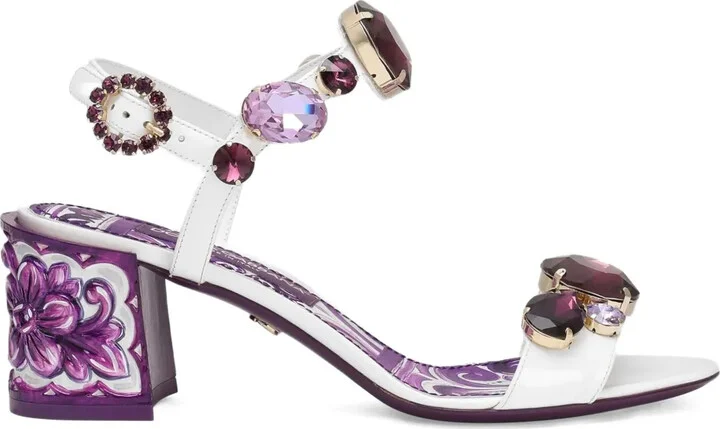 60mm Keira leather sandals