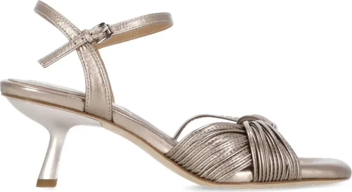 60mm Knotted Ankle-Strap Sandals