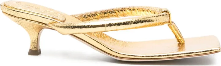 60mm Knotted Square-Toe Sandals